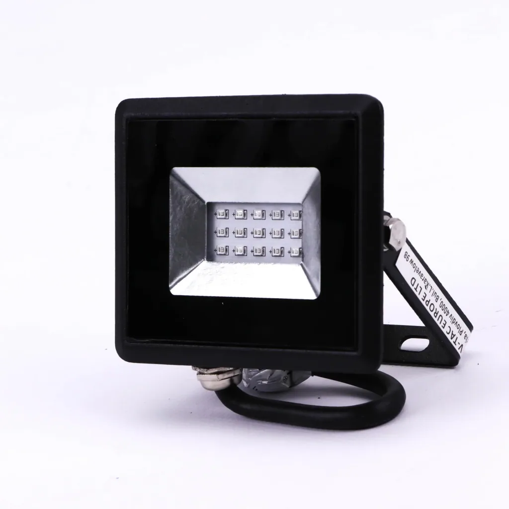 VT-4011 10W Strahler mit rotem Licht - IP65 - Atmosphärische Beleuchtung
