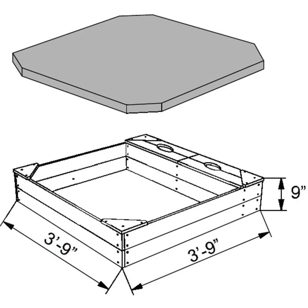 Amy Sandbox mit speicherplatz