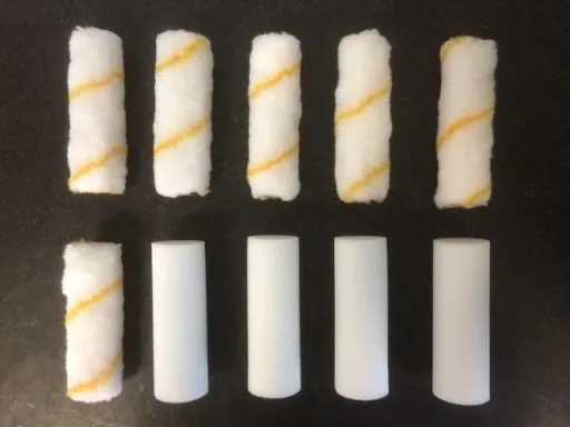 11 -teiliges Wand- und Lackfarben - Rollset