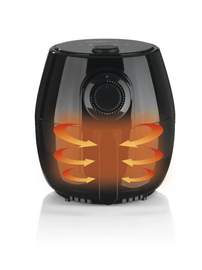 XL Heißluft-Fritteuse 4 Liter, 1400 Watt, schwarz