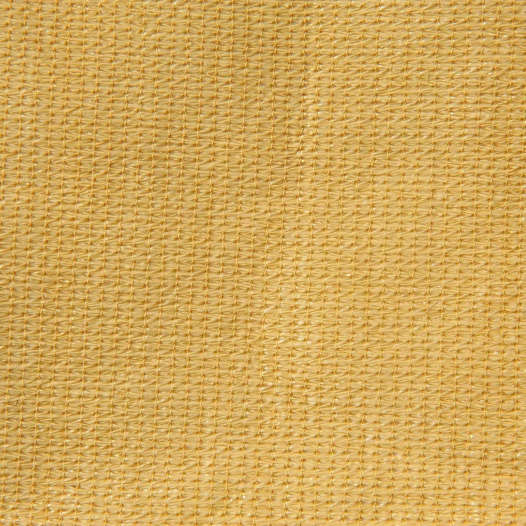 Sonnensegel (6x6x6 m) Dreiecke Sand HDPE - atmungsaktiv