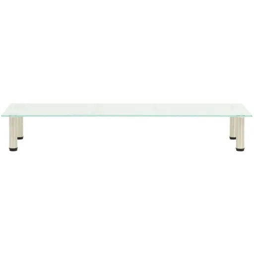 TV-Schrank 140x35x17 cm gehärtetes Glas matt