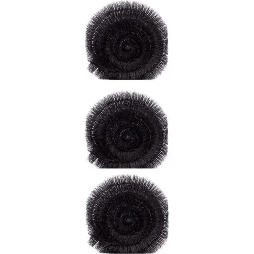 Dachrinnenfliese schwarz - Ø10 CM X 4 MTR - Satz von 3