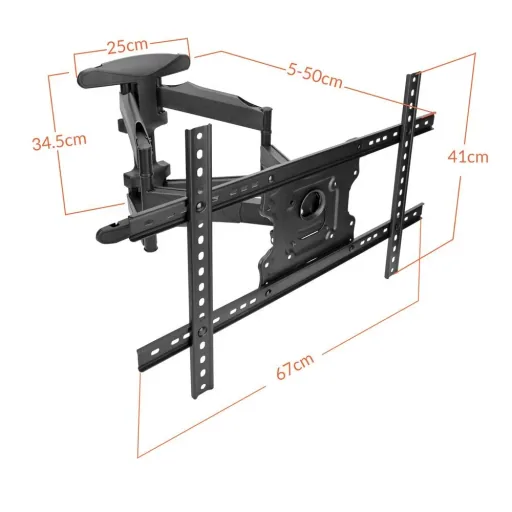 TV-Wandhalterung 55 Zoll Schwarz