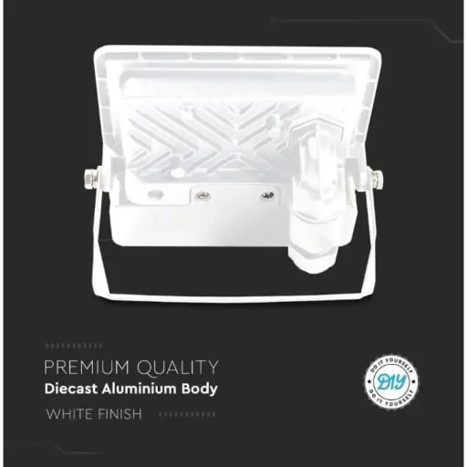 VT-138S LED-Flutlicht mit Sensor - 30 W - 2340 Lm - 6500K - Weiß