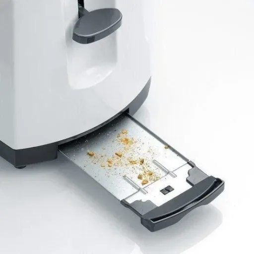 Toaster Langschlitz - geeignet für 4 Scheiben Brot - 1400 Watt - Silber