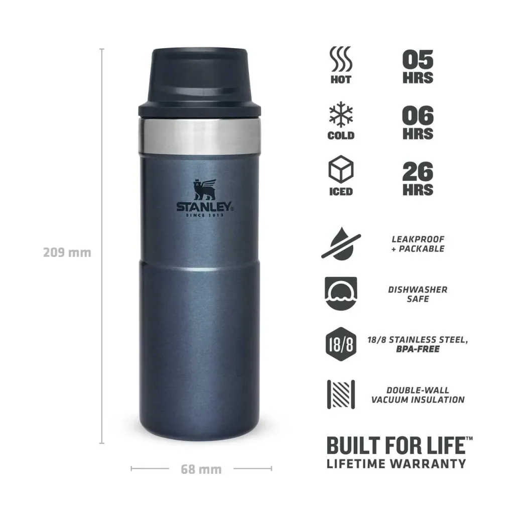 Trigger-Action Travel Mug 0,35 l, Nightfall, Vakuumisolierung, Einhandbedienung