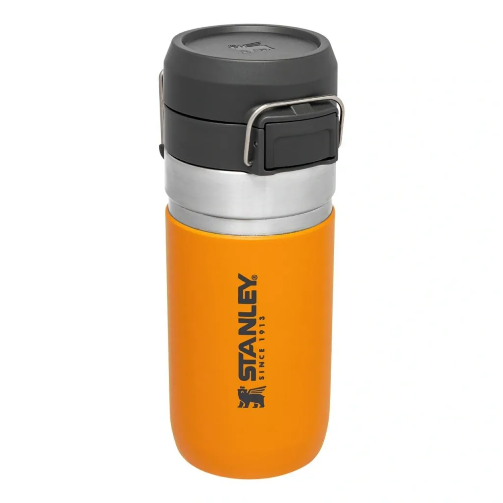 Quick Flip Water Bottle 0,47 l, Saffron, Vakuumisolierung, Sicherheitsverschluss