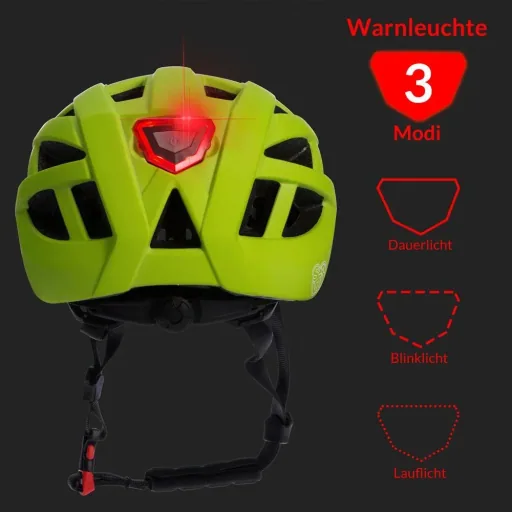 Kinderhelm grün-schwarz Größe S