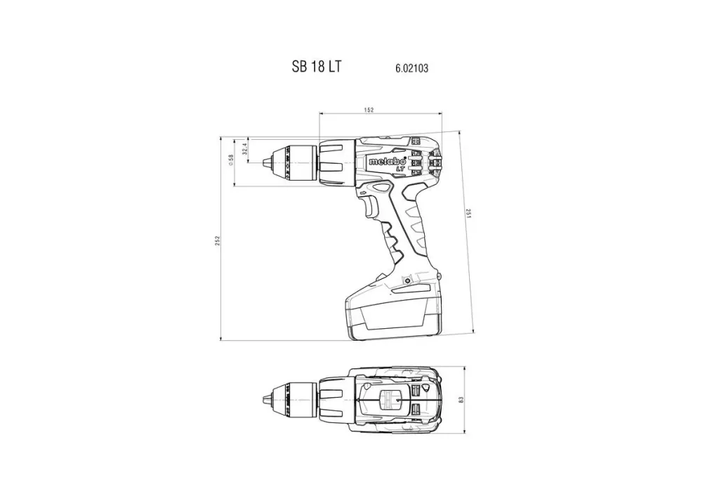 Akku Schlagbohrmaschine 18 V - SB 18 LT
