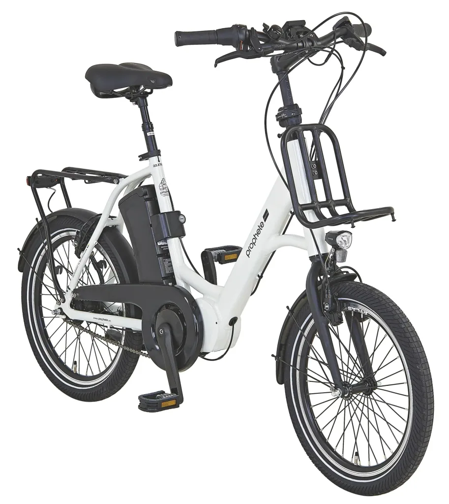 Unisex E-Bike City, 20 Zoll, Rahmengröße 46 cm, 7-Gang Nabenschaltung, weiß-kreide, URBANICER 22.ETU.10