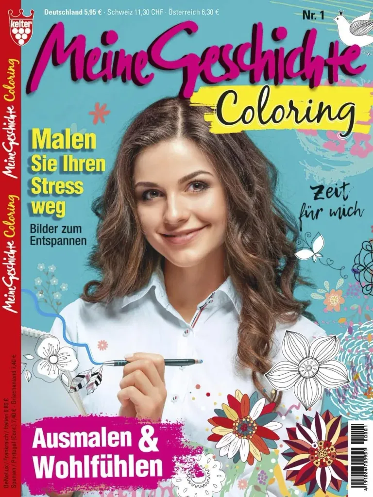 Malbuch für Erwachsene, 2er-Set