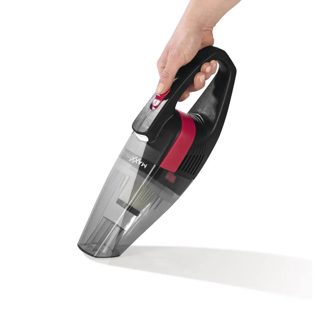 Akku-Handstaubsauger, Nass/ Trocken, Grau/ Rot, 7,4 Volt