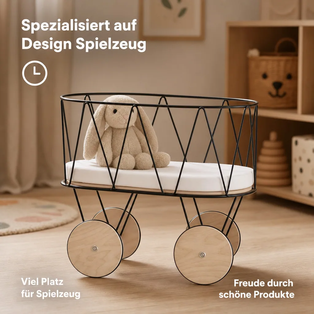 ooh noo Puppenwiege