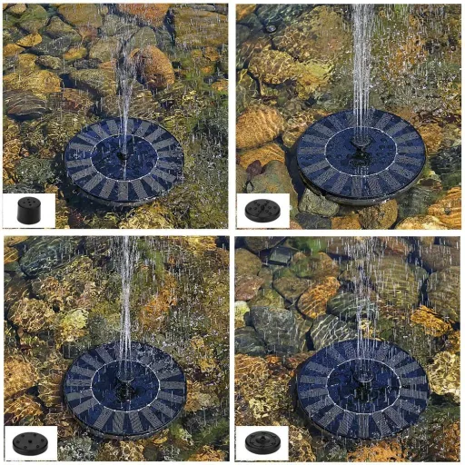 Solarbrunnen auf Solarpanel 150 l/h Teichbrunnen - Solarstrom