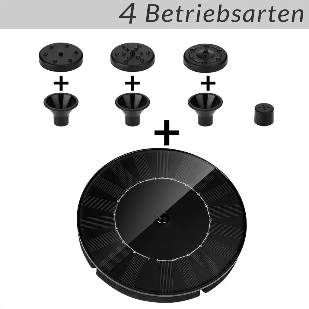 Solarbrunnen auf Solarpanel 150 l/h Teichbrunnen - Solarstrom