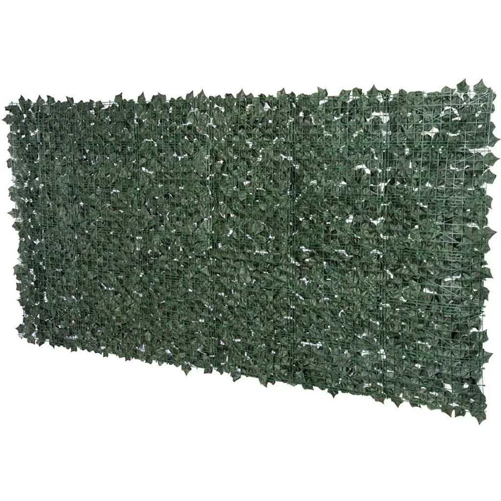 Sichtschutz Künstliche Hecke Wanddekoration 1.5x3 Dunkelgrün