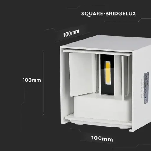 VT-759-12 LED-Wandleuchte - 11W - 3000K - 1360 Lumen - Weiß