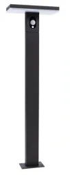 Solar LED Stand ARIANE mit Sensor schwarz, 3,3 Watt, 210 lm, warmweiß