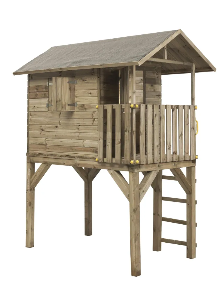 Stelzen - Spielhaus Jim Holz 1200 mm x 1800 mm x 2850 mm