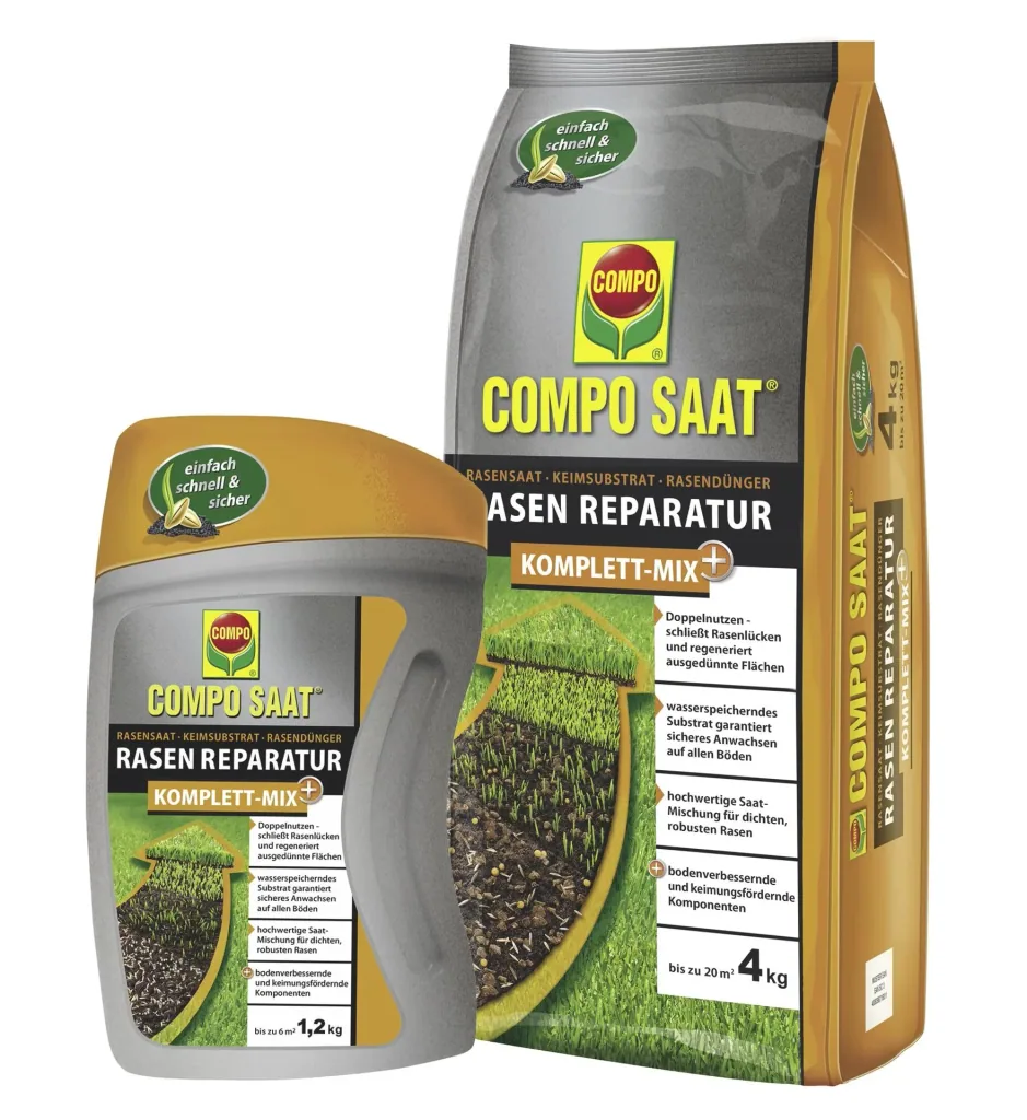 Rasensaat Reparatur "Komplett Mix", 1,2 kg für bis zu 6 m²