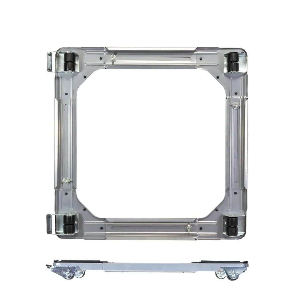 Transporthilfe MM 1195, 46-66 x 5 cm, ausziehbar, 4 Bockrollen Ø 30 mm, 2 Feststeller, Tragkraft 220 kg