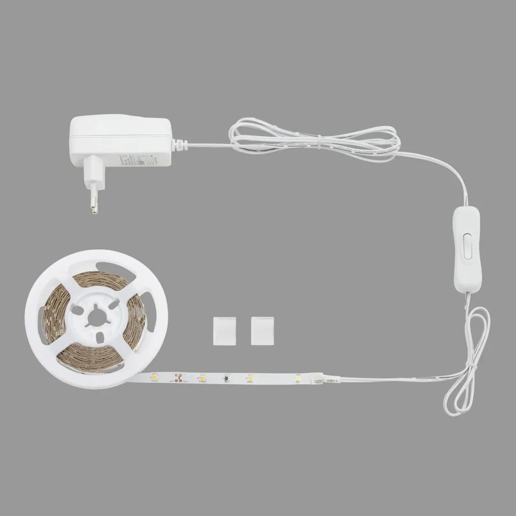 LED-Band, 3 m, weiß, 90 LEDs, 3.000 K, 10 Watt