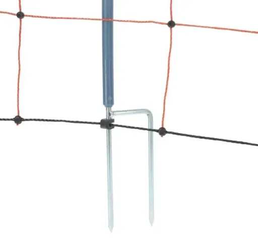 Schafnetz OviNet Premium, 50 m, orange, 90 cm, Einzelspitze