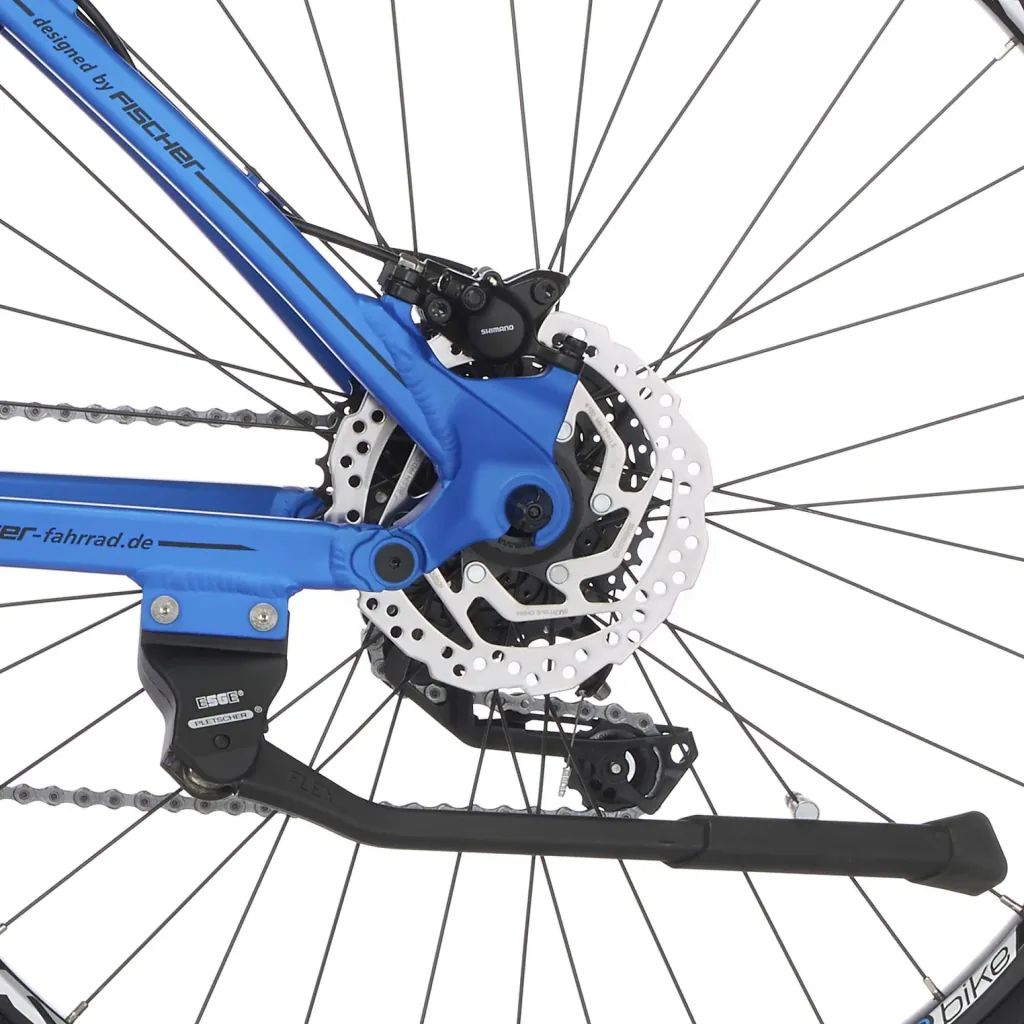 Unisex E-Bike MTB, 27,5 Zoll, Rahmengröße 48cm, 10-Gang Kettenschaltung, blau matt, MONTIS EM 1862