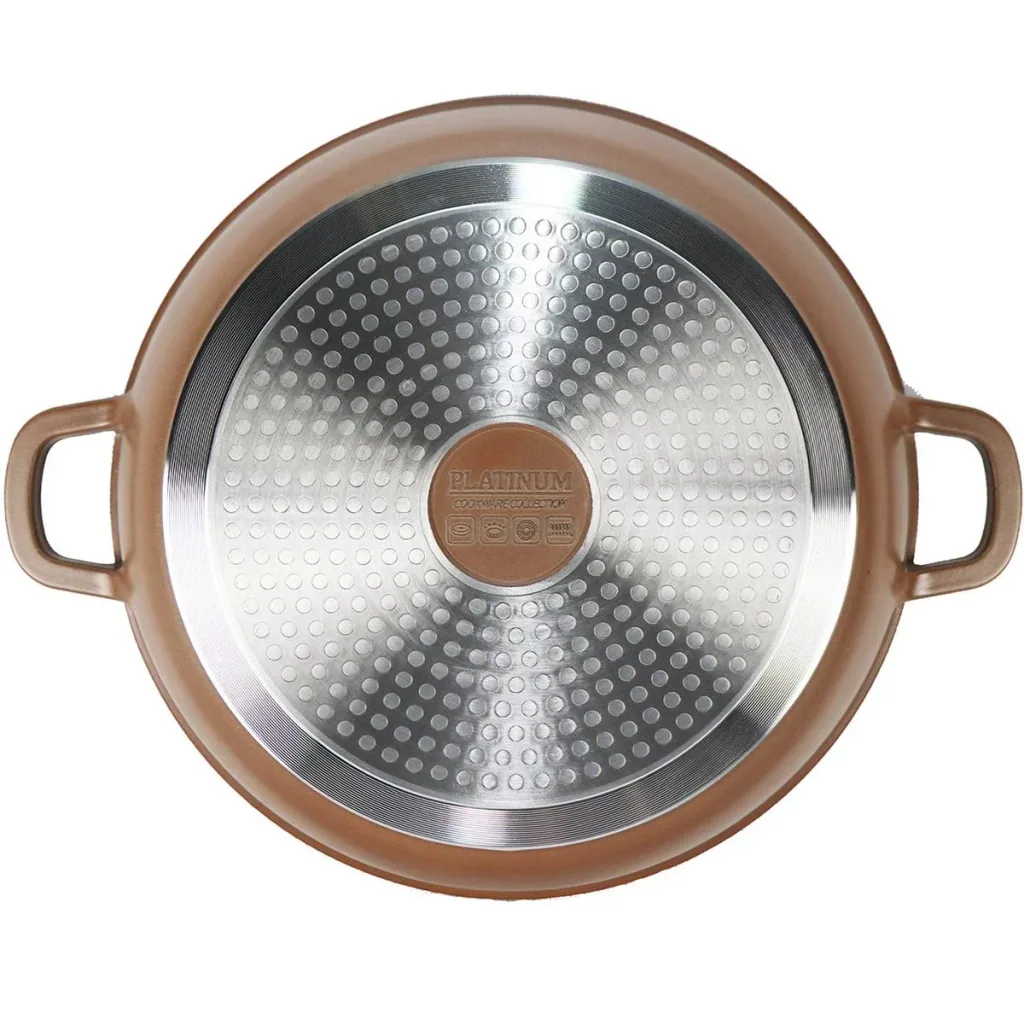 Kochtopf - mit Deckel - 20 cm - Kupfer