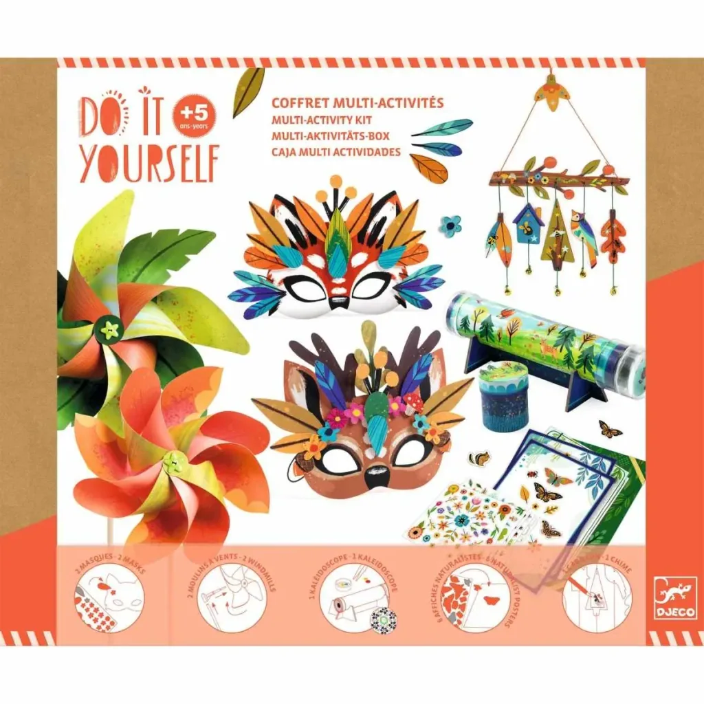 Djeco Bastelset, Kreativitätsset - DIY: Box Natur