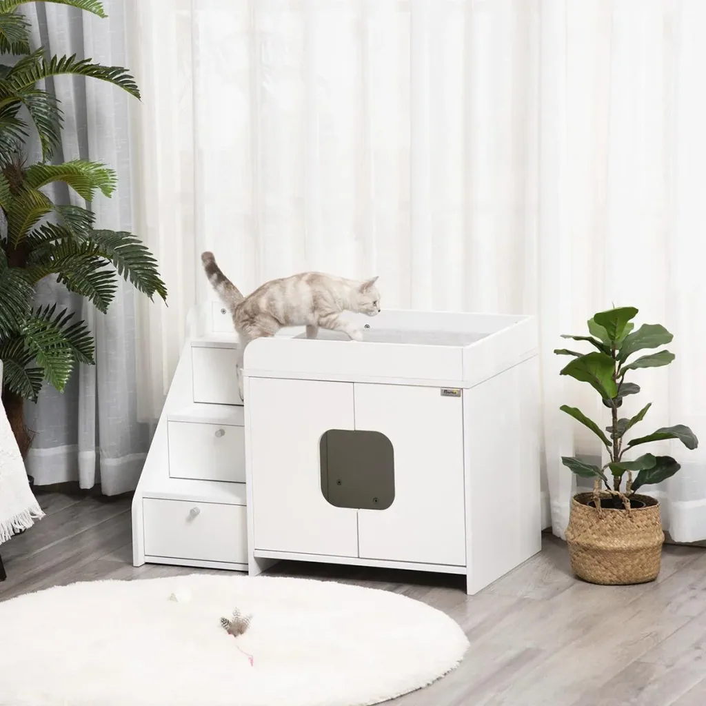 Katzentoilette Katzenklo 90 cm x 48 cm x 59 cm