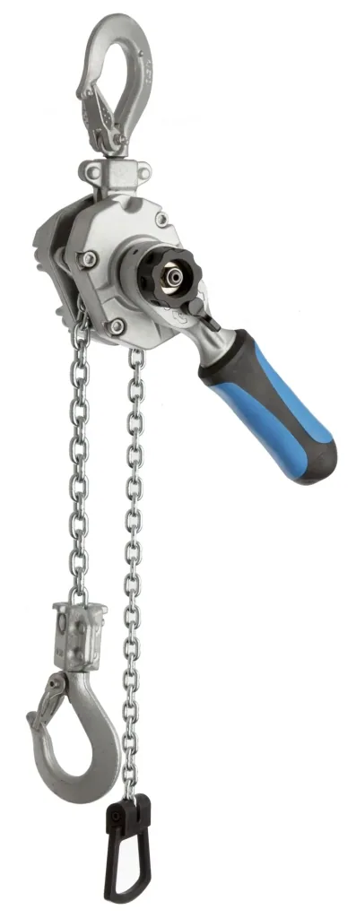 Aluminium-Hebelzug PAH 500, Tragfähigkeit 500 kg, Hub 1,5 m, 1-strängig