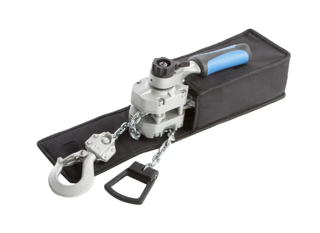 Aluminium-Hebelzug PAH 500, Tragfähigkeit 500 kg, Hub 1,5 m, 1-strängig