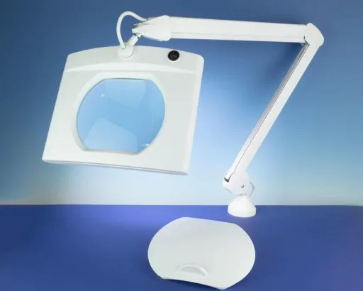 Standlupe XL mit LED Beleuchtung