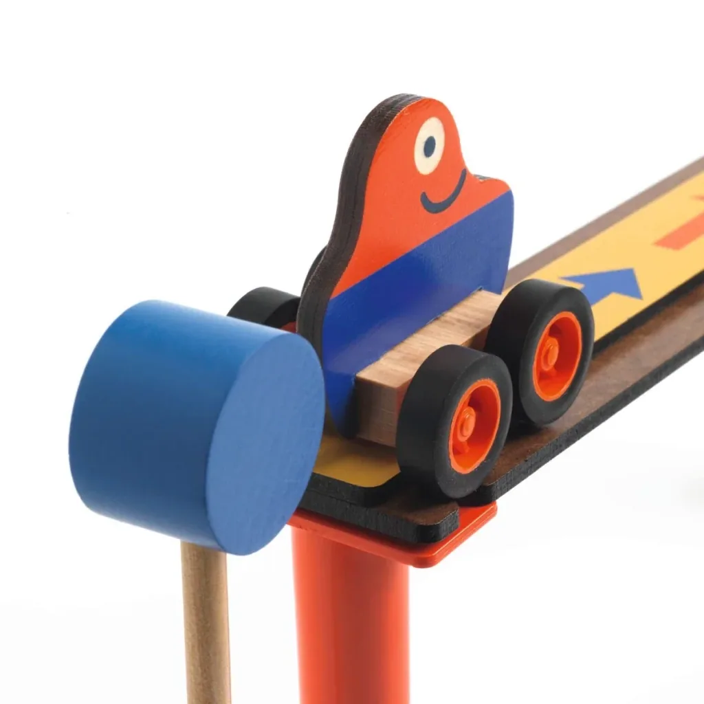Djeco Konstruktionsspiel, Baukasten, Denkspiel - Zig & Go Junior - Racer, 51 Teile