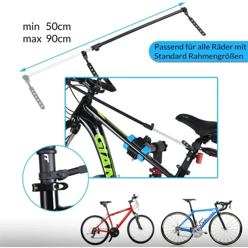 Höhenverstellbarer Fahrradständer für bis zu 30 kg