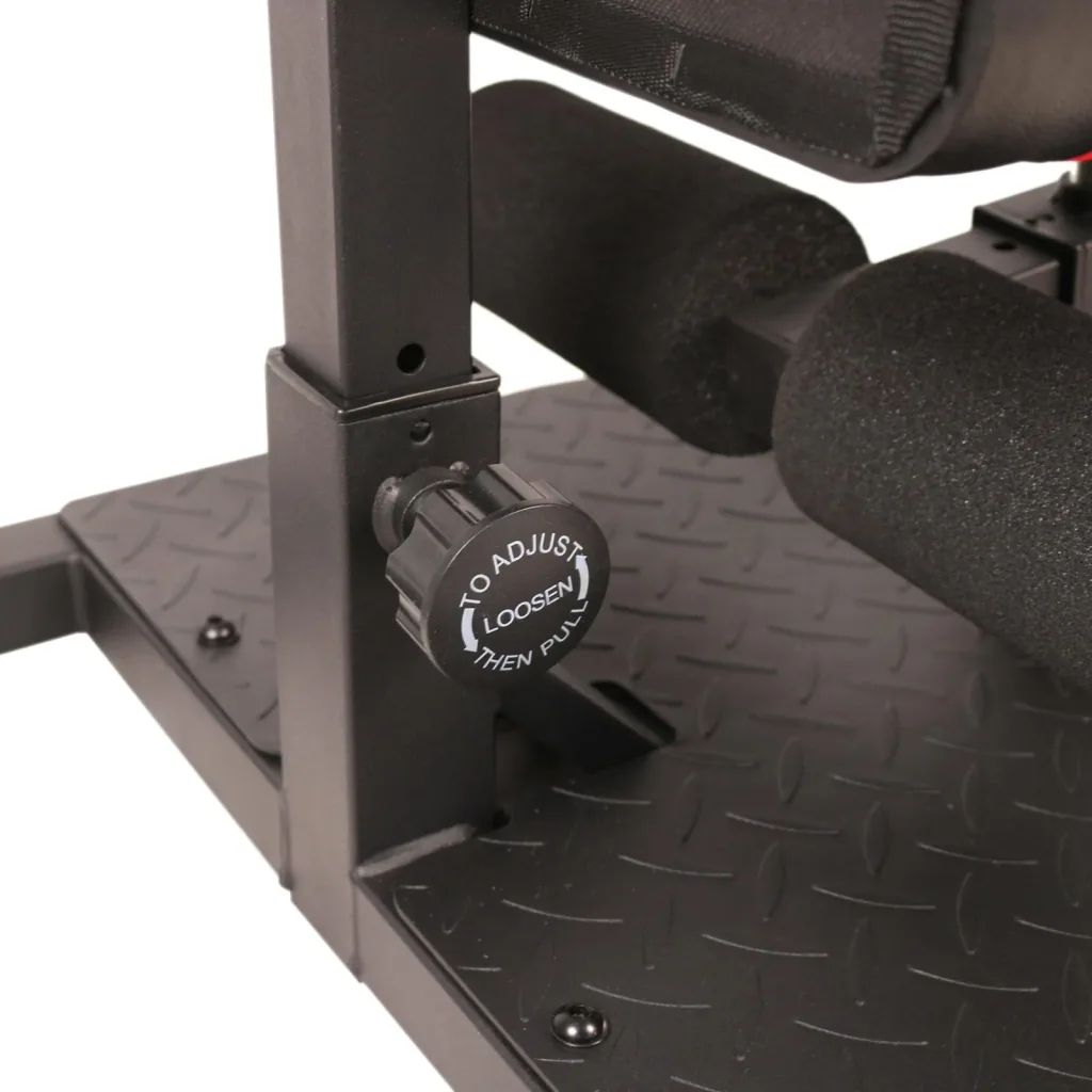 Kniebeugentrainer Beintrainer 3 in 1 Trainer verstellbar rollbar bis 120 kg Schwarz