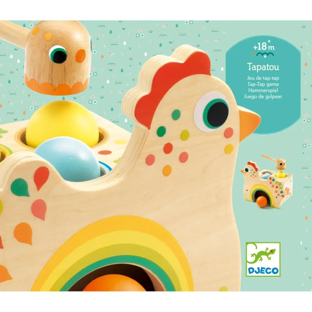 Djeco Holzspielzeug, Hammerspiel - Erstes Lernen: Tapatou