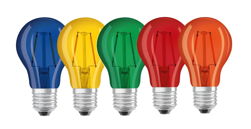 LED Lampe Superstar DécorOrange mit 2,5 Watt, E27, orange