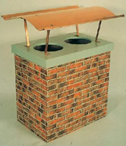 Kamindach 70 x 100 cm, Kaminabdeckung aus Edelstahl V2A