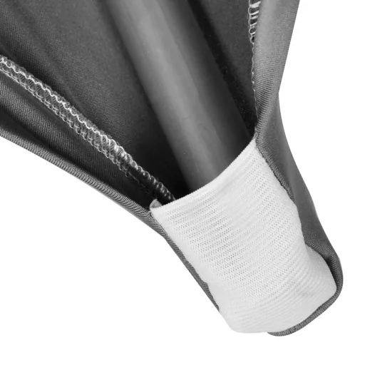 Tischabdeckung anthrazit Ø80cm