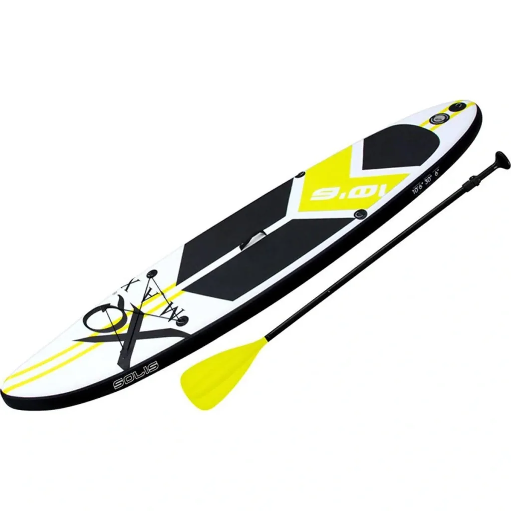 Special Edition Sup Board Set - 6-teilig - bis zu 150 kg - 320 cm - Aufblasbar - Gelb/Schwarz