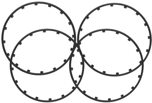 Rim Ringz Felgenring, 20 Zoll, Farbe schwarz