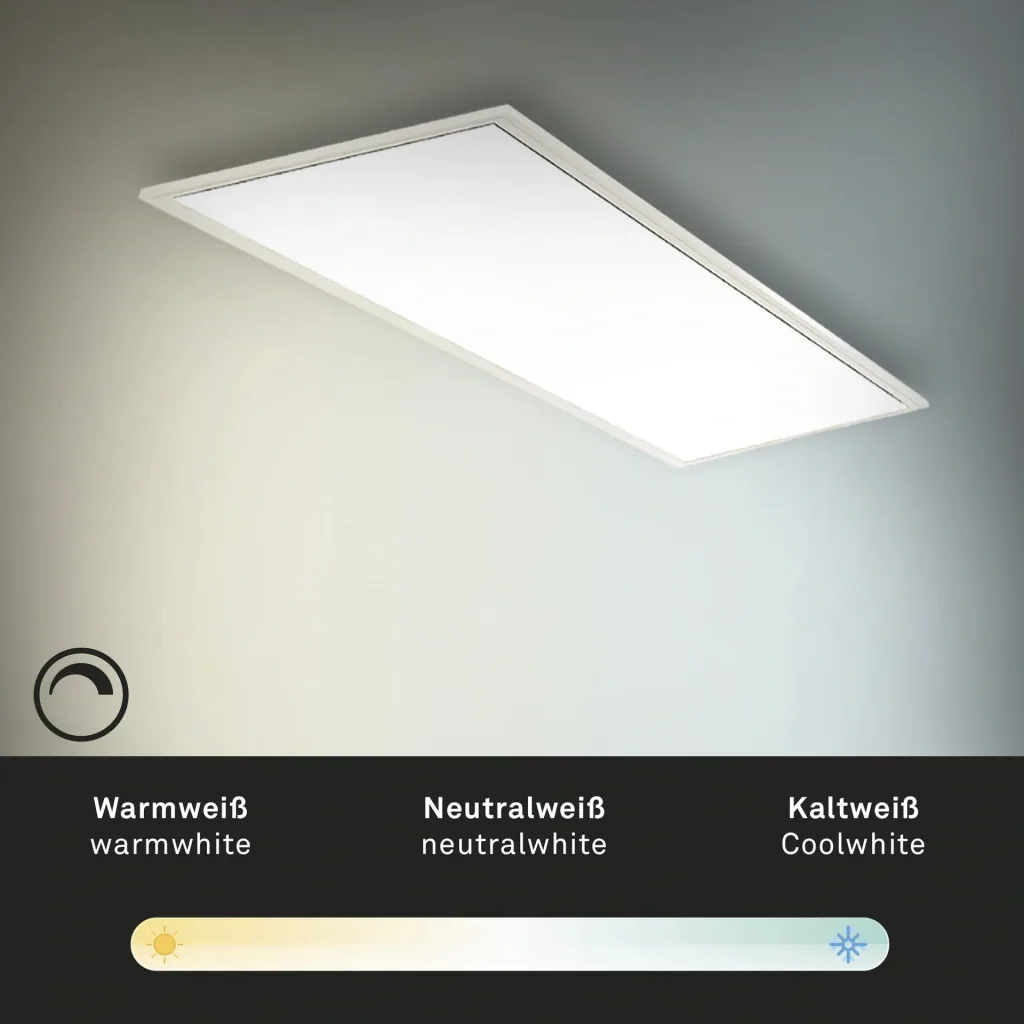LED Panel, CCT, rechteckig, 23 Watt, weiß