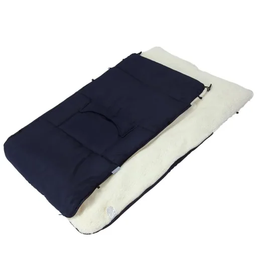 Babytrage Fußsack Dunkelblau | Teddy | Maxi-Cosi | mit Aufbewahrungstasche