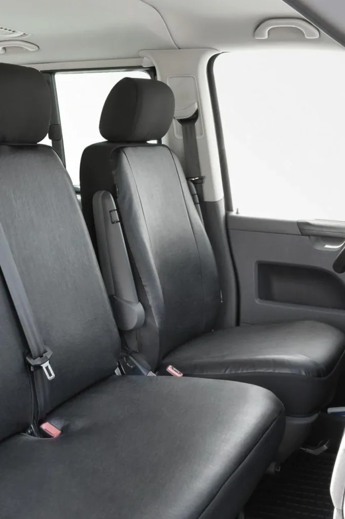 Passform Sitzbezüge für VW T4 für Einzelsitz vorne aus Kunstleder ab Baujahr 10/1998 bis 03/2003