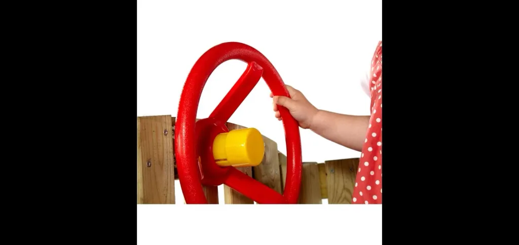 Kleinkinder Turm mit Babyschaukel, Outdoor-Kletterturm für Kleinkinder aus Holz, Babyschaukel, Rutsche, natur