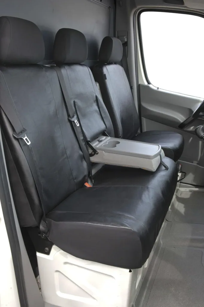 Passform Sitzbezüge für Einzelsitz und Doppelbank vorne für Mercedes Sprinter und VW Crafter ab BJ 05/2006 - heute