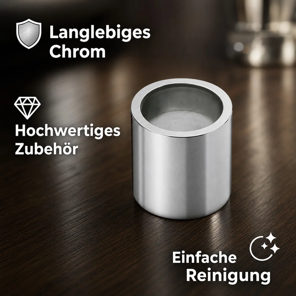 Distanzhülse, Abstandshalter, Abstandshülse - für Schankhahngewinde, 50 mm, Chrom